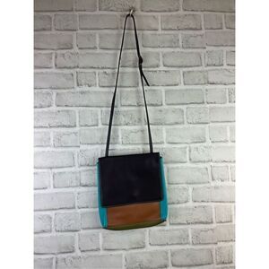 Mywalit Leather Crossbody Travel Bag Multicolored Fall